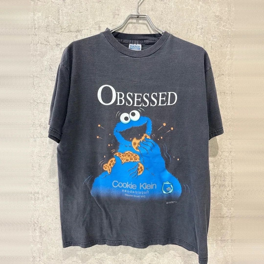 90s セサミストリート SESAME STREET クッキーモンスター COOKIE KLEIN OBSESSED CHANGES パロディ カルバンクライン