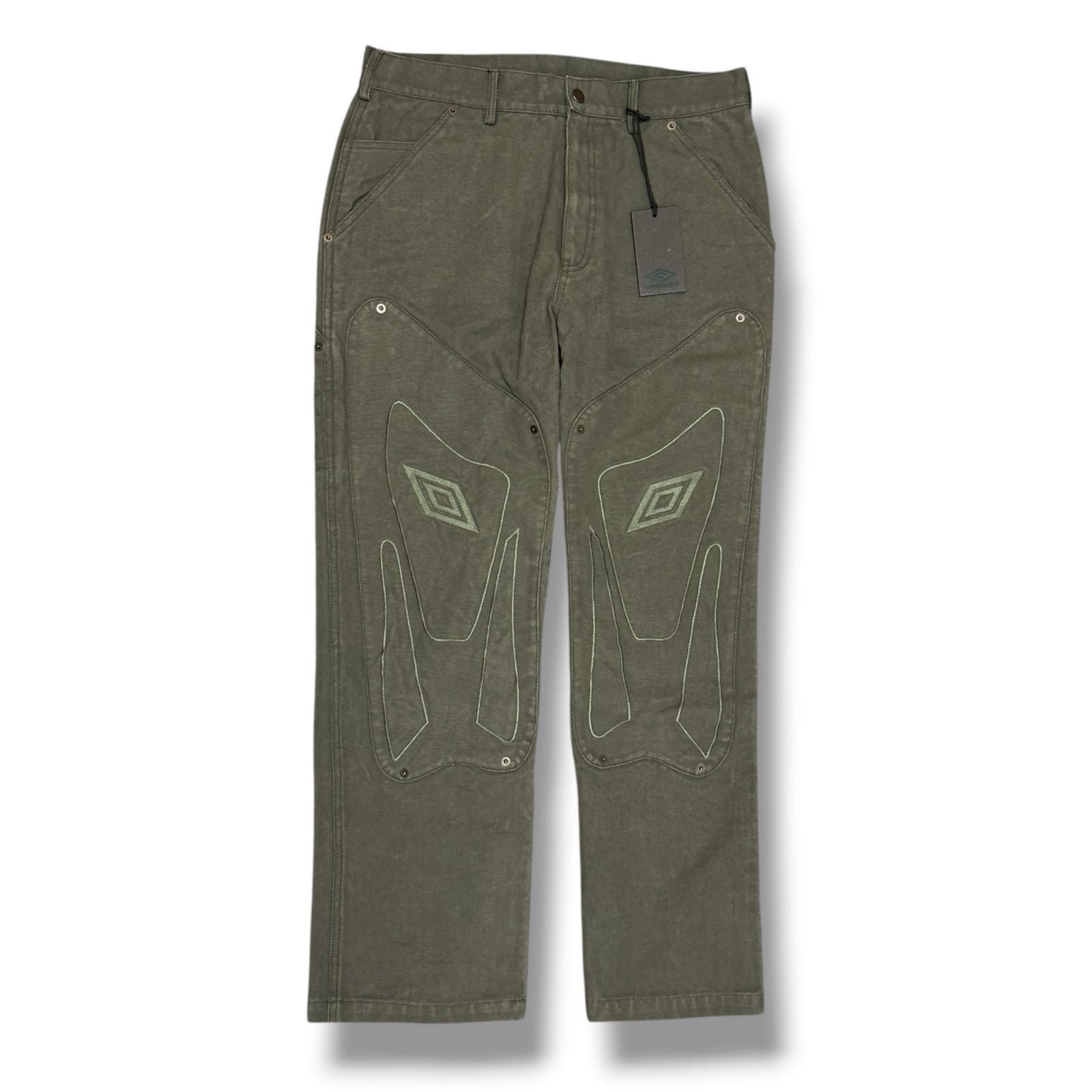 未使用 UMBRO  × Slam Jam Shinguard Canvas Pants シンガードキャンバスパンツ  アンブロ  × スラムジャム UBMW0338FA213 ダークオリーブ S （17152M） 未使用 UMBRO × Slam Jam Shinguard Canvas Pants シンガード