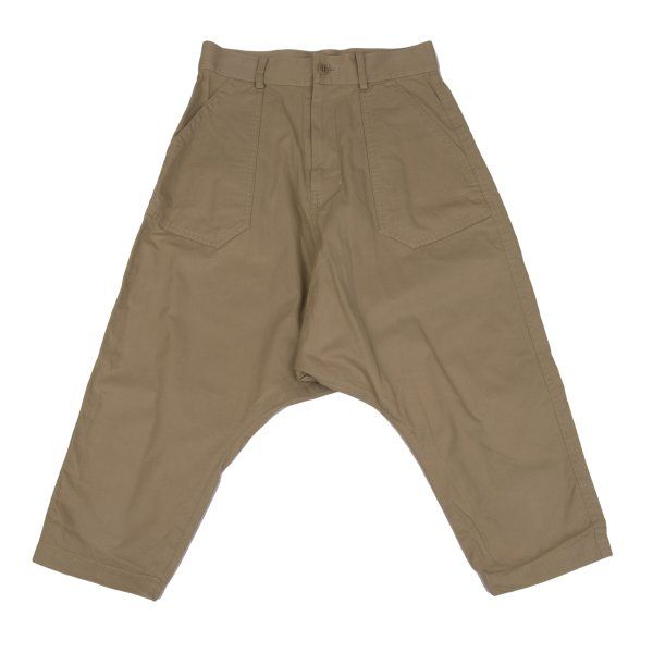 レギュレーション ヨウジヤマモトREGULATION yohji yamamoto コットンサルエルパンツ ベージュ1