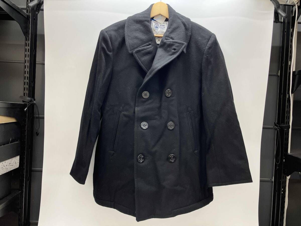 冬 Defense Logistics Agency Quarterdeck Collection 8405-01-154-5788 クォ-タ-デックコレクション ピ-コ-ト ブラック 40S アメリカ海軍