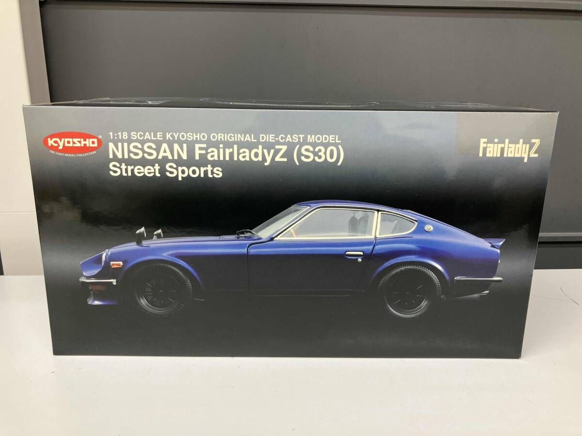 箱付き】 KYOSHO 1/18 Nissan Fairlady Z-L (S30) StreetSports Blue