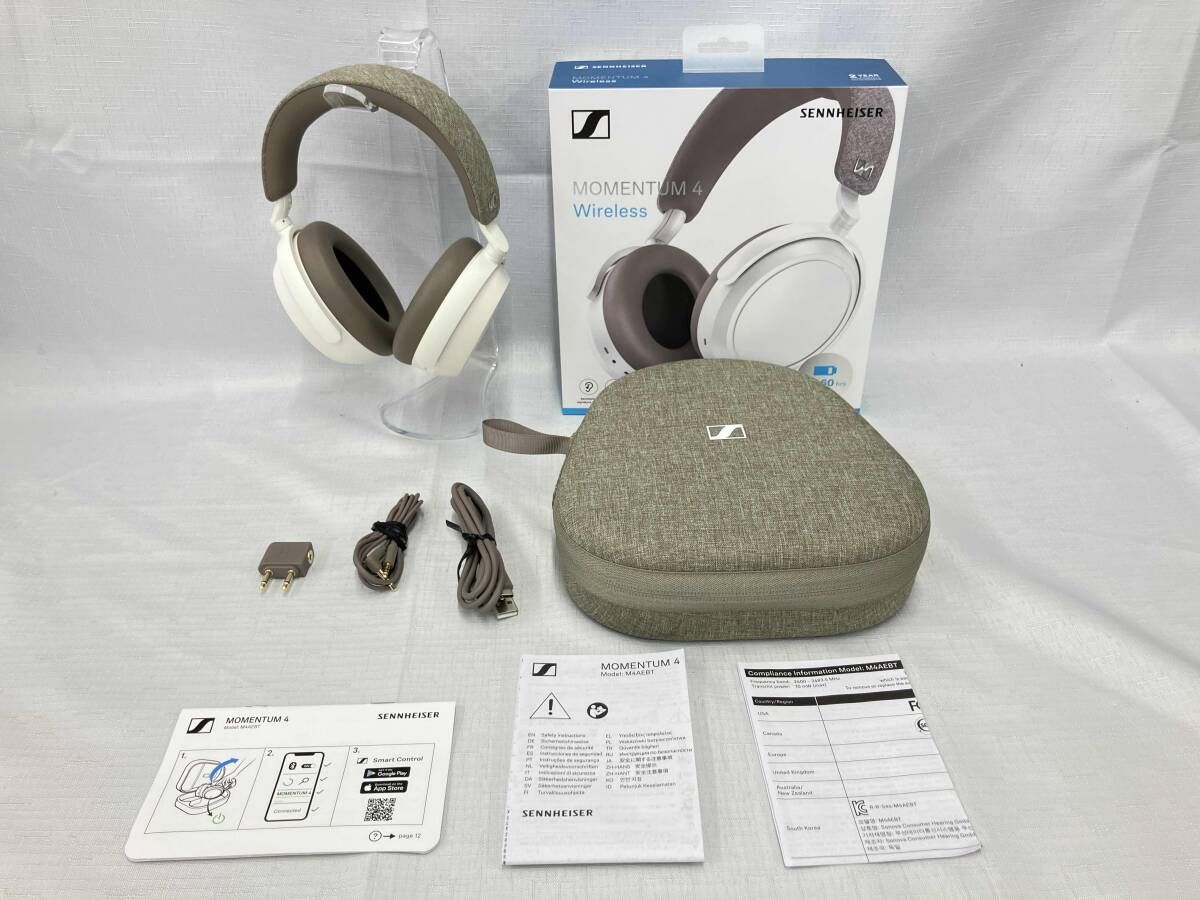 SENNHEISER M4AEBT MOMENTUM 4 Wireless ヘッドホン ホワイト