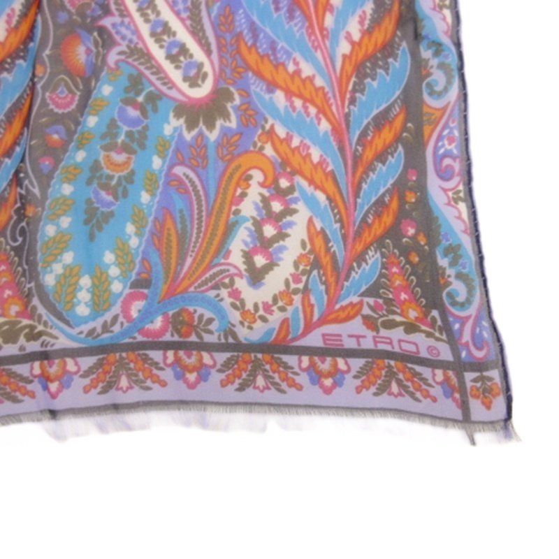 エトロ ETRO ストール シルク 総柄 - メルカリ