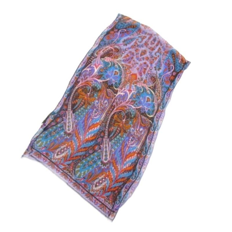 エトロ ETRO ストール シルク 総柄 - メルカリ