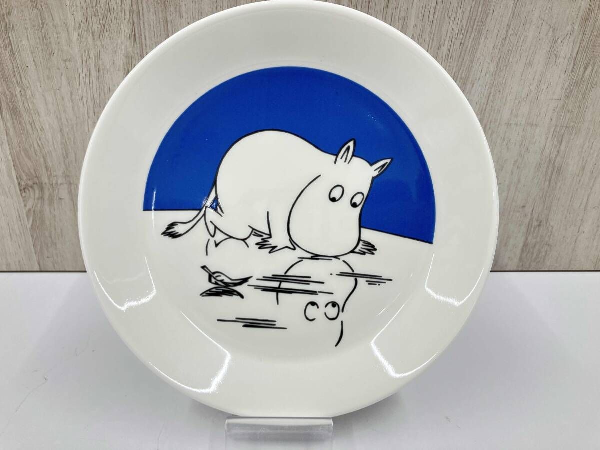 【箱付き】 ARABIA FINAND プレート 1枚 ムーミン 19cm ブルー