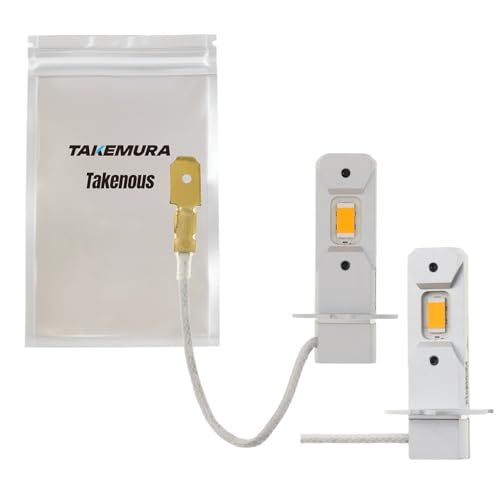 Takenous 竹村商会 24v h3 led フォグランプ トラック h3ledバルブ h3フォグ led (アンバー)ts db7bc078