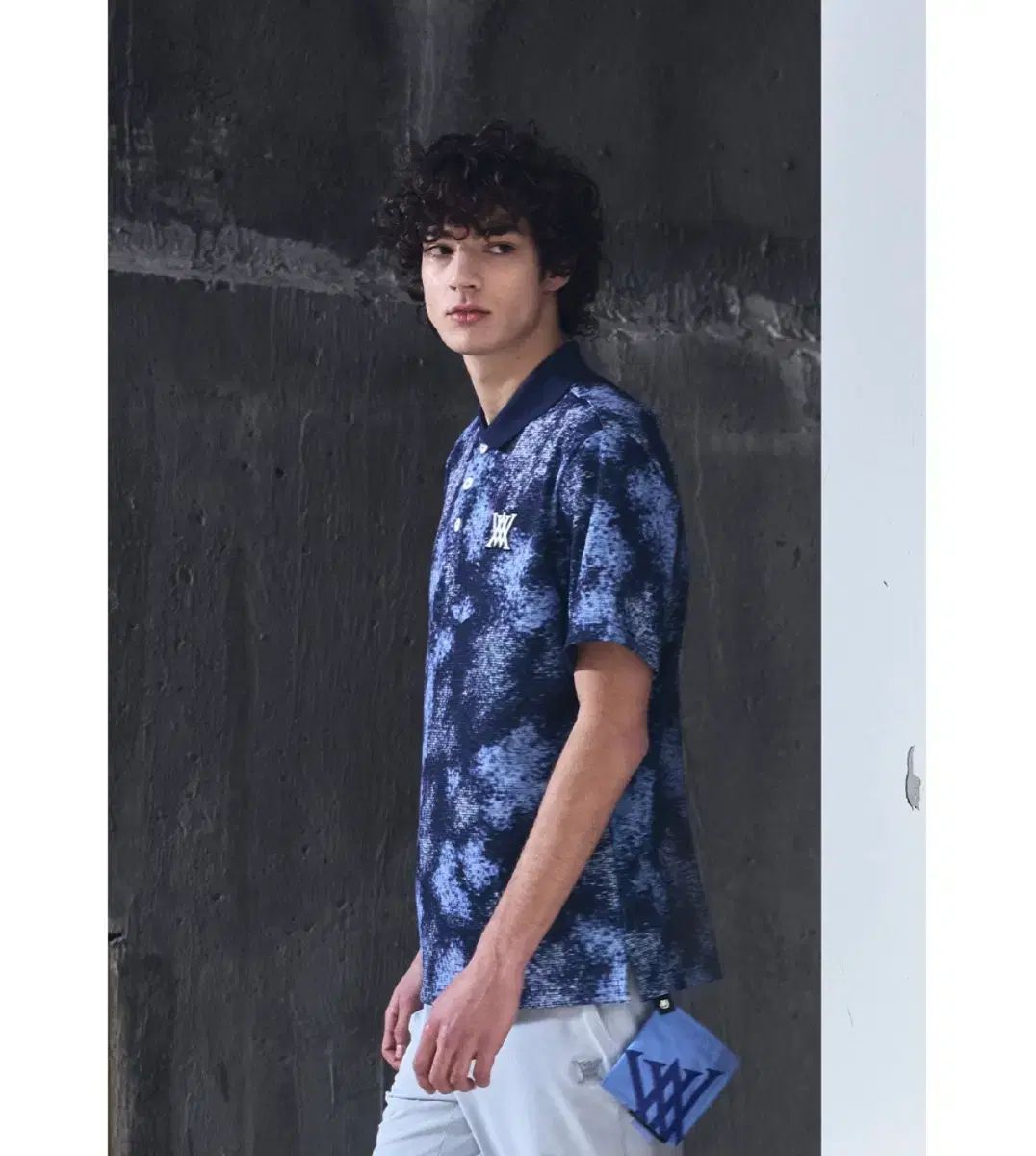ANEW GOLF(アニューゴルフ) メンズ 半袖 カラーTシャツ XL