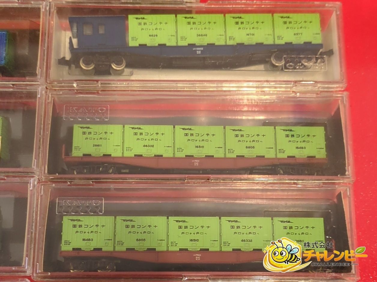 KATO コンテナ車両 9点 まとめ売り 鉄道模型 ワキ10000 コキ 5500