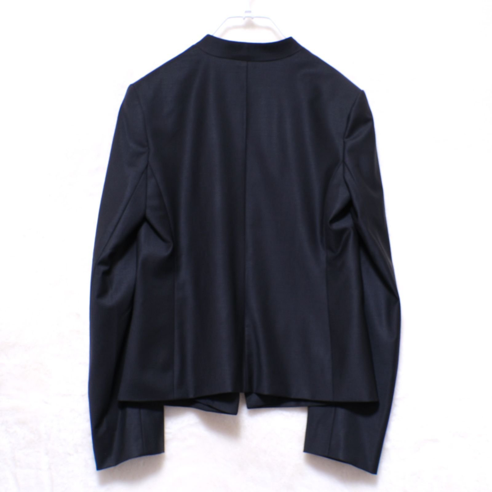 セオリーリュクス パンツスーツ セットアップ ジャケット42 /パンツ40 大きいサイズ】セオリーリュクス ノーカラージャケット×パンツ