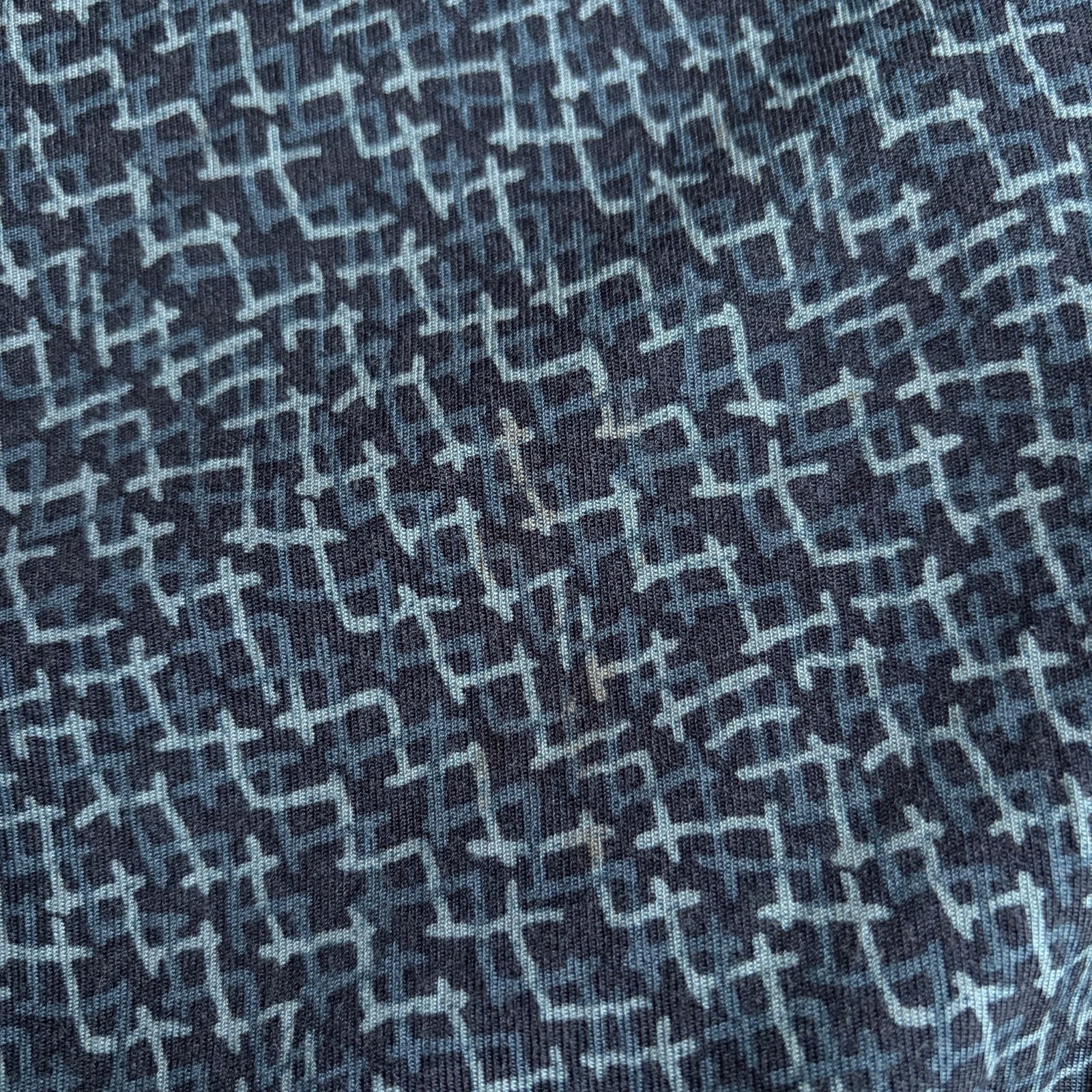 90s PERRY ELLIS ペリーエリス レーヨン100% 総柄 半袖シャツ L