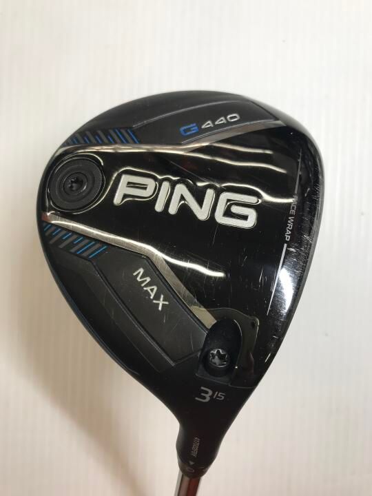 ピン　G440 MAX　15度　TOUR 2.0 CHROME 65　Sフレックス　フェアウェイウッド　中古【最短即日発送】