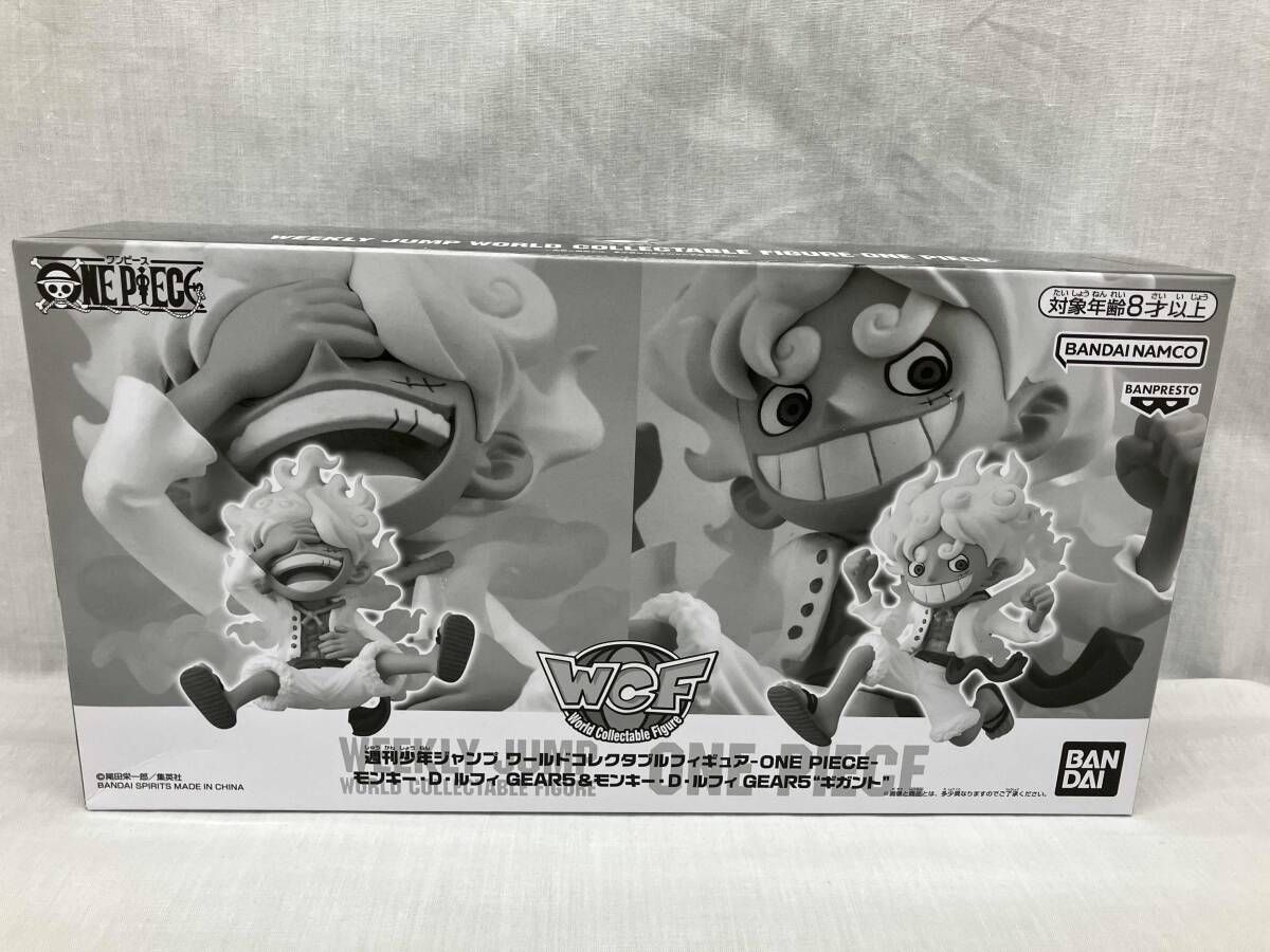 バンプレスト モンキー・D・ルフィ GEAR5&GEAR5 ギガント 週刊少年ジャンプ ワールドコレクタブルフィギュア -ワンピース-