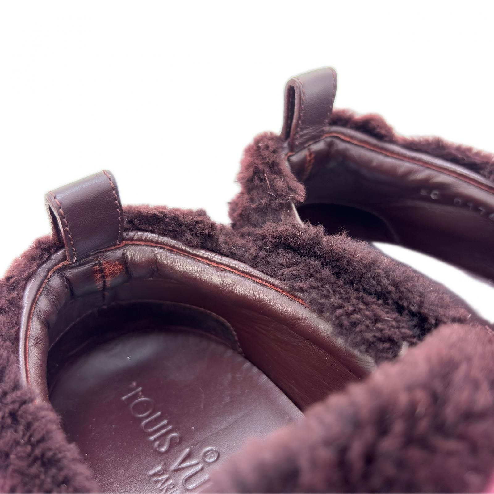 LOUIS VUITTON ルイ・ヴィトン 靴 スリッポン くつ レザー/フェイク