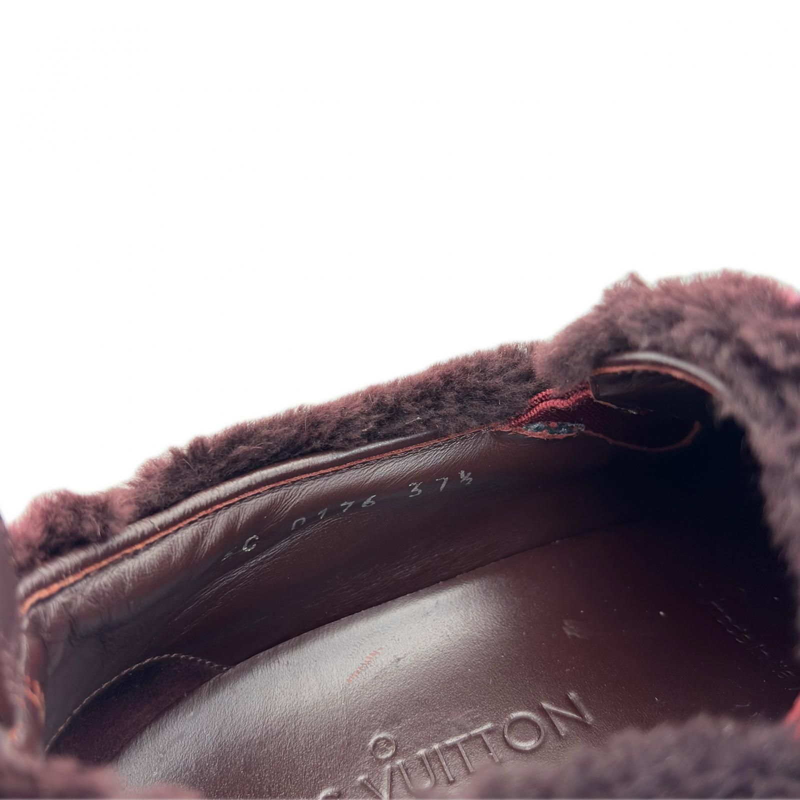 LOUIS VUITTON ルイ・ヴィトン 靴 スリッポン くつ レザー/フェイク