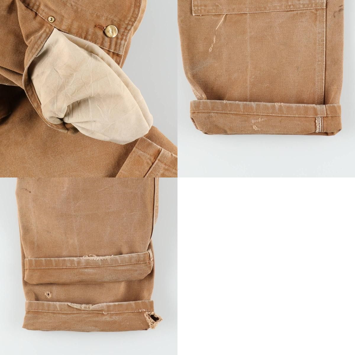古着 00年代 カーハート Carhartt ダブルニー ダック オーバーオール