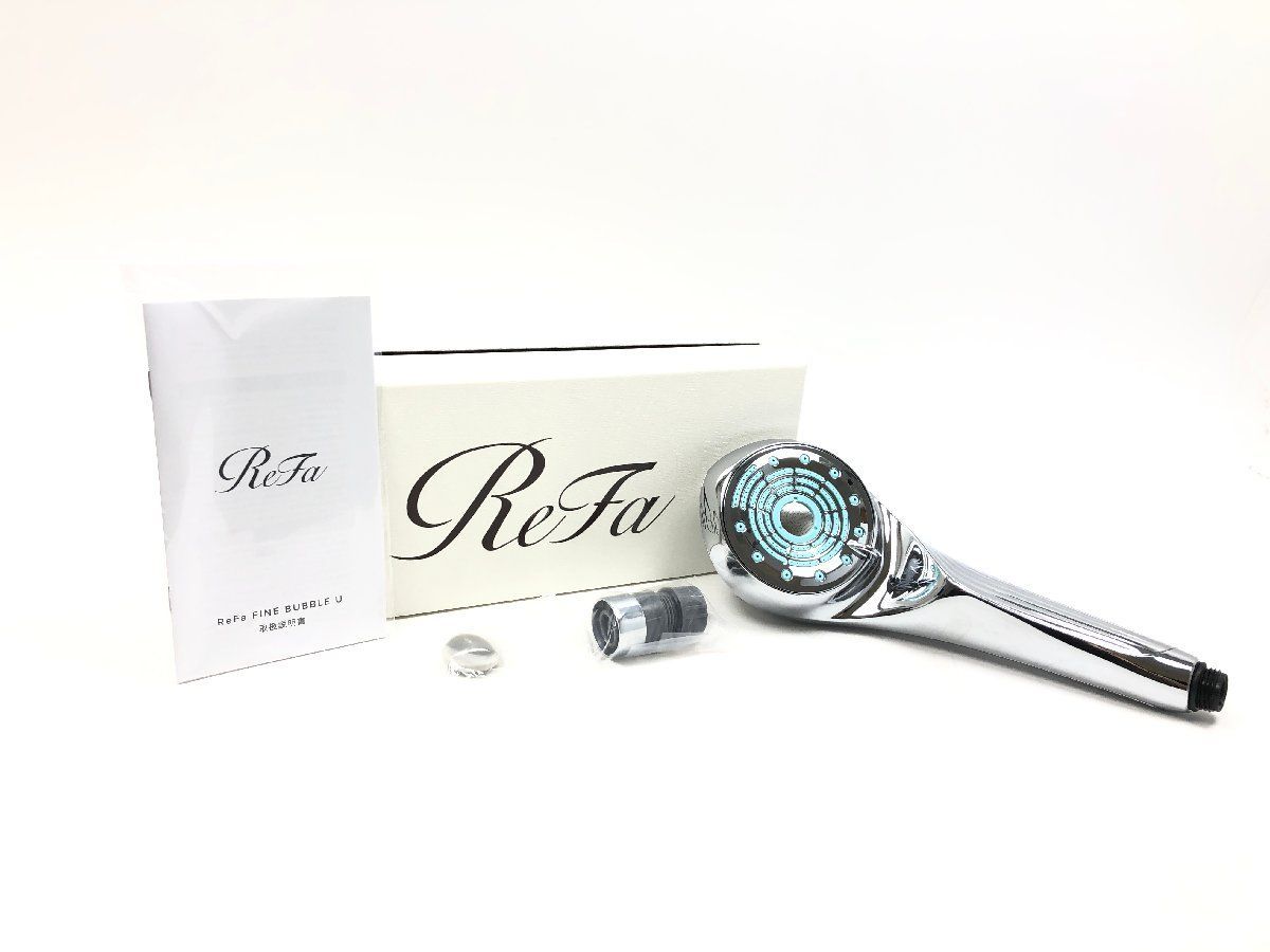 未使用 MTG エムティージー ReFa FINE BUBBLE U リファ ファインバブル シャワーヘッド 節水 全身ケア ヘッドスパ RS-BH-15A Y06169MA