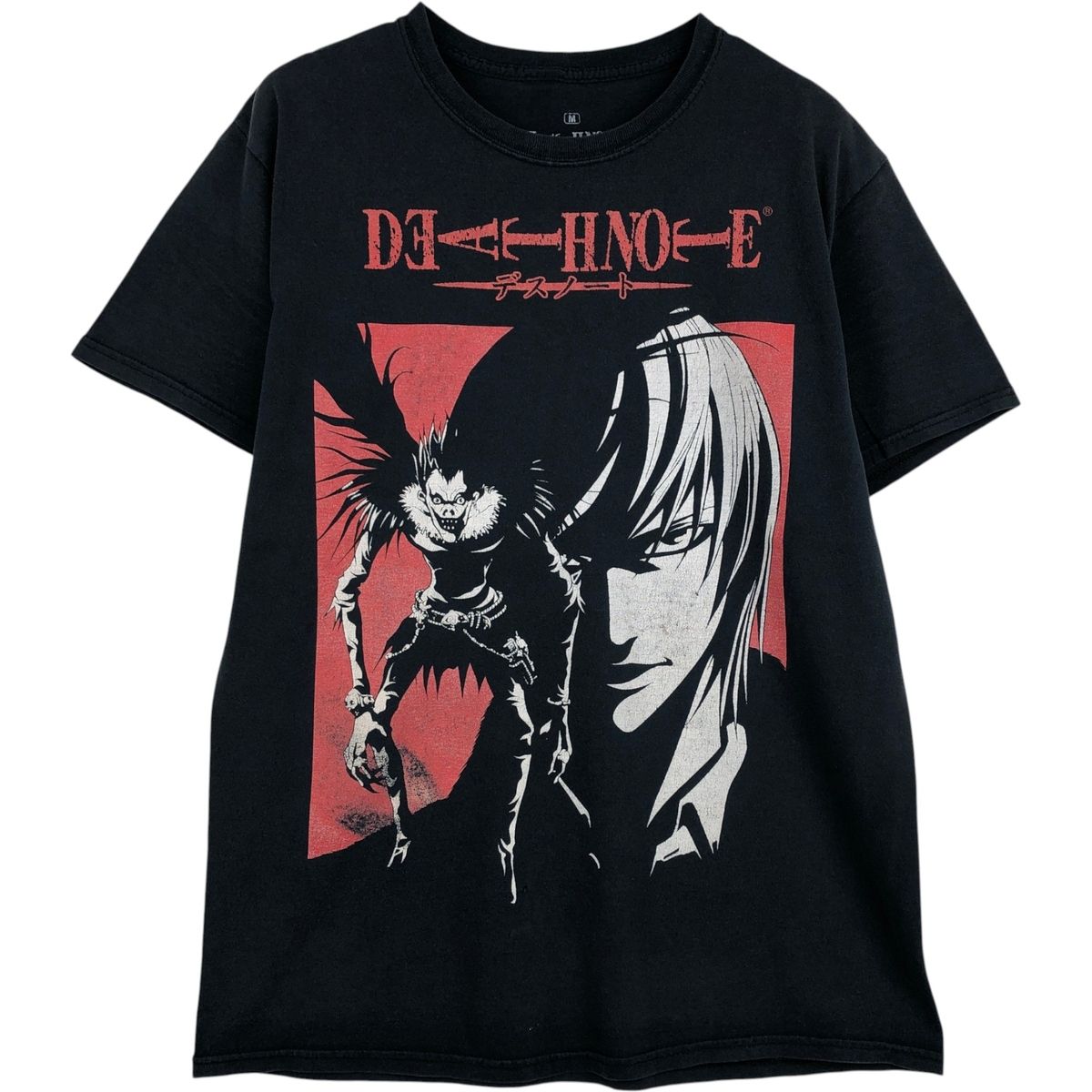 古着 DEATH NOTE デスノート アニメ キャラクタープリントTシャツ メンズM相当/eaa648221