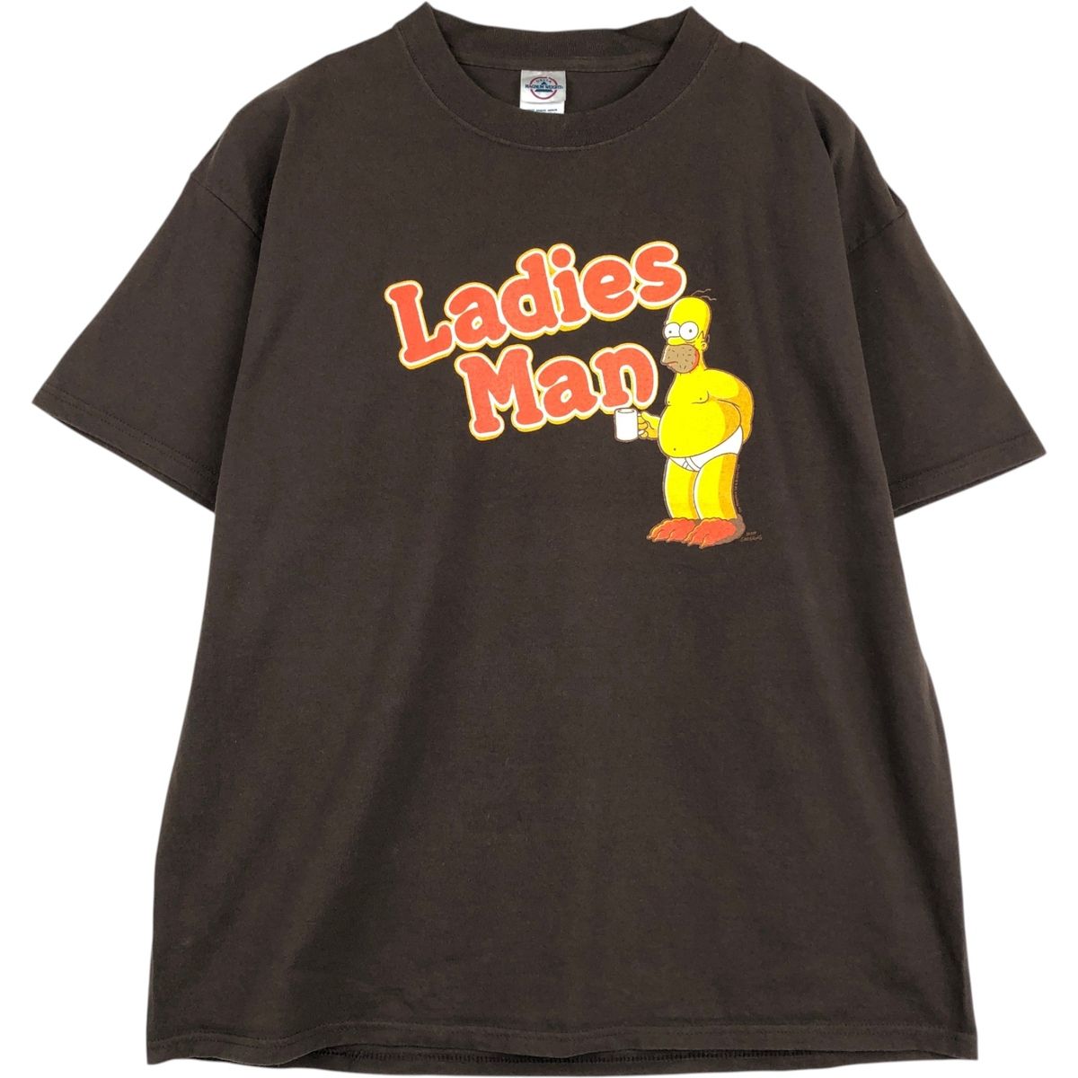 古着 00年代 デルタ DELTA THE SIMPSONS シンプソンズ キャラクタープリントTシャツ メンズXL相当/eaa648227