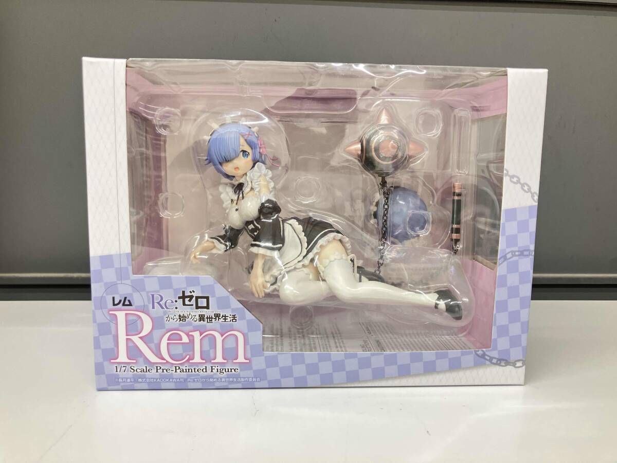 【箱付き】 (特典付き)キャラアニ レム 1/7 キャラアニ限定 Re:ゼロから始める異世界生活