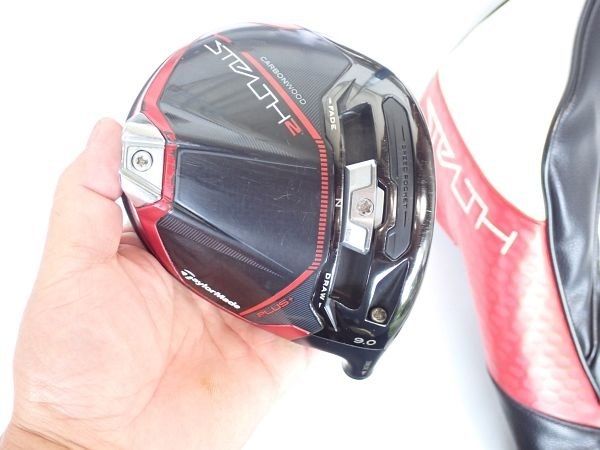 ステルス 9.0° テーラーメイド ドライバー ヘッドとカバーのみ ヘッドのみ】 テーラーメイド ステルス2 プラス ドライバー 9度 純正