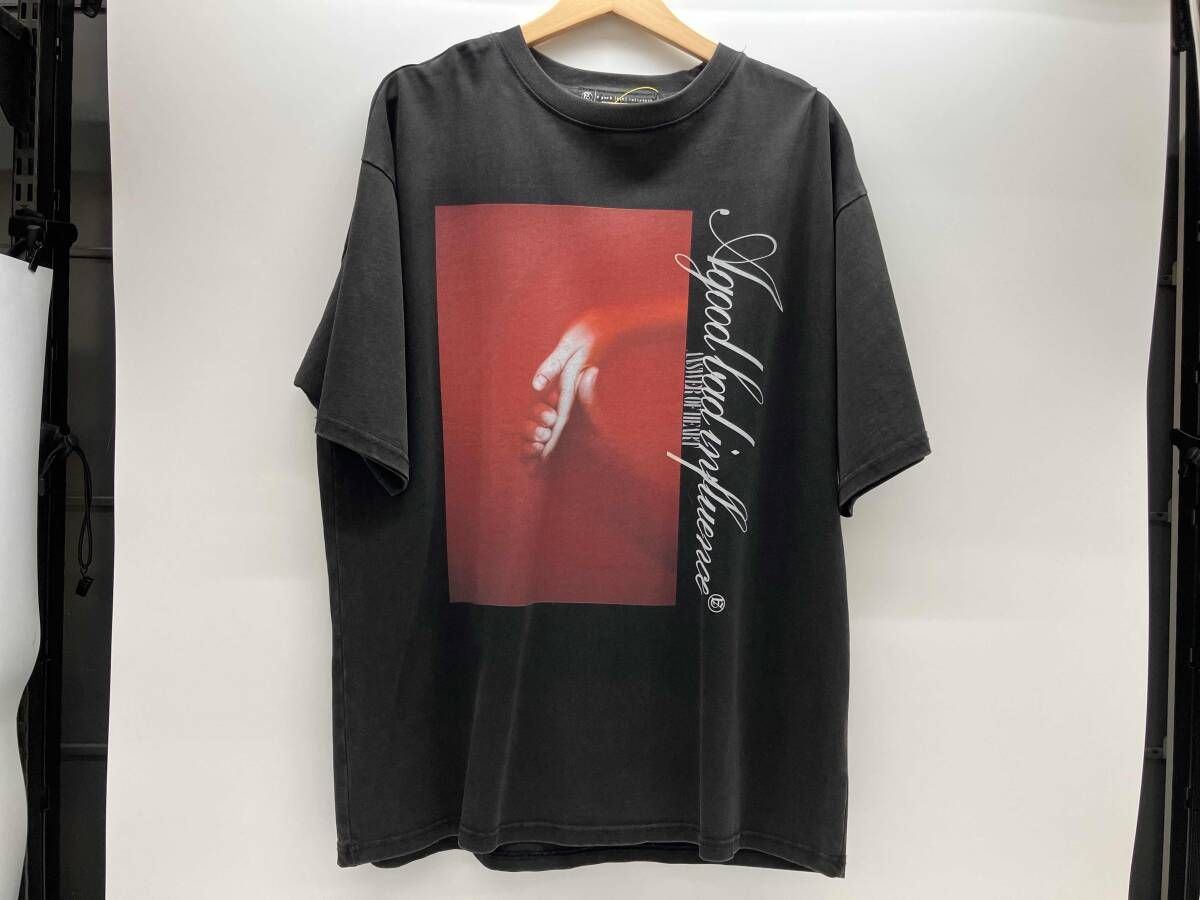 夏 a good bad influence アグッドバッドインフルエンス 半袖Tシャツ ブラック コットン