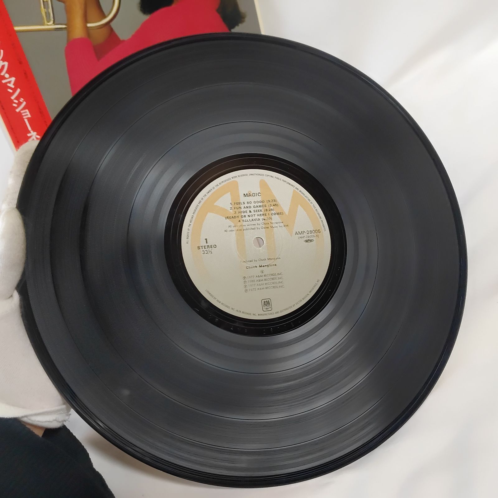中古レコード】 チャック・マンジョーネ マジック LP レコード 帯付き 