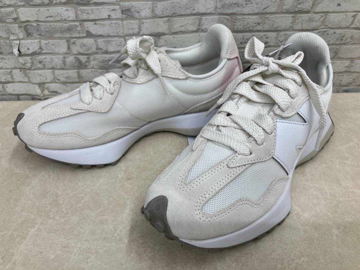New Balance ニューバランス スニーカー U327LNA サイズ24cm ベージュ × ホワイト × アイボリー