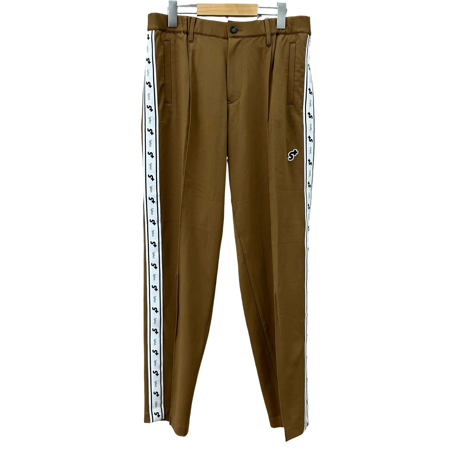 GF1 オーサムゴルフ Awesome Golf ロゴトラックパンツ ブラウン 茶 XLサイズ パンツ トラックパンツ ゴルフ用品 072-3136002