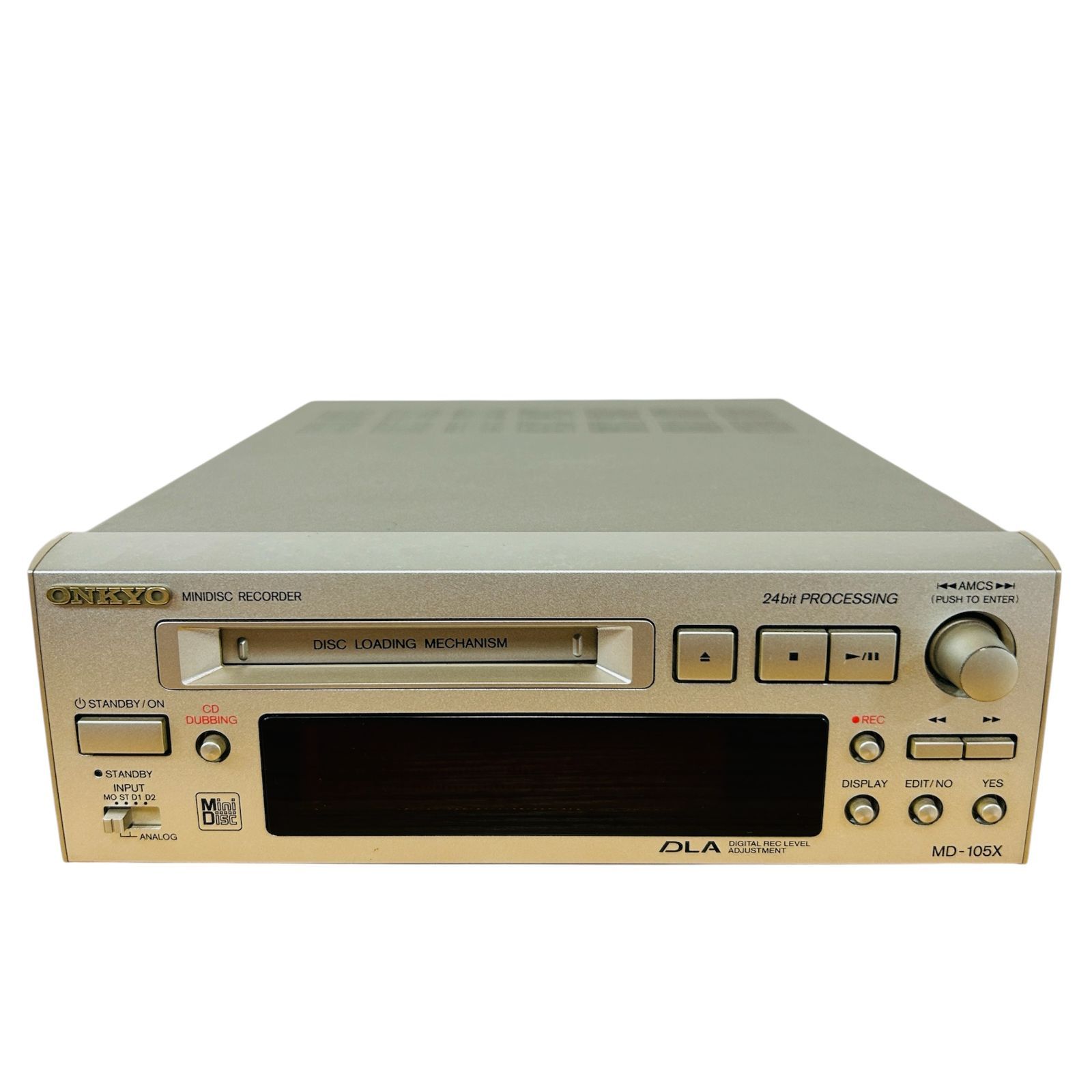 【動作品】ONKYO オンキョー MDデッキ MD-105X 現状ジャンク】ONKYO オンキョー INTEC205 MDデッキ MD-105X - メルカリ