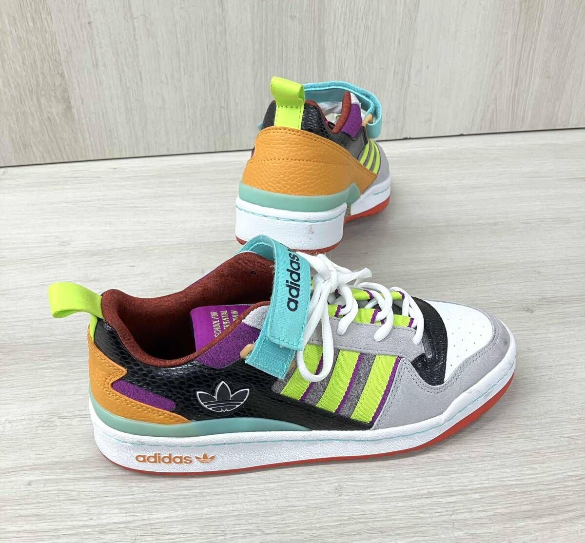 SEED×adidas Forum Low/シード×アディダスフォーラムロー/スニーカー/Multi GV7675/マルチカラー/24.5cm