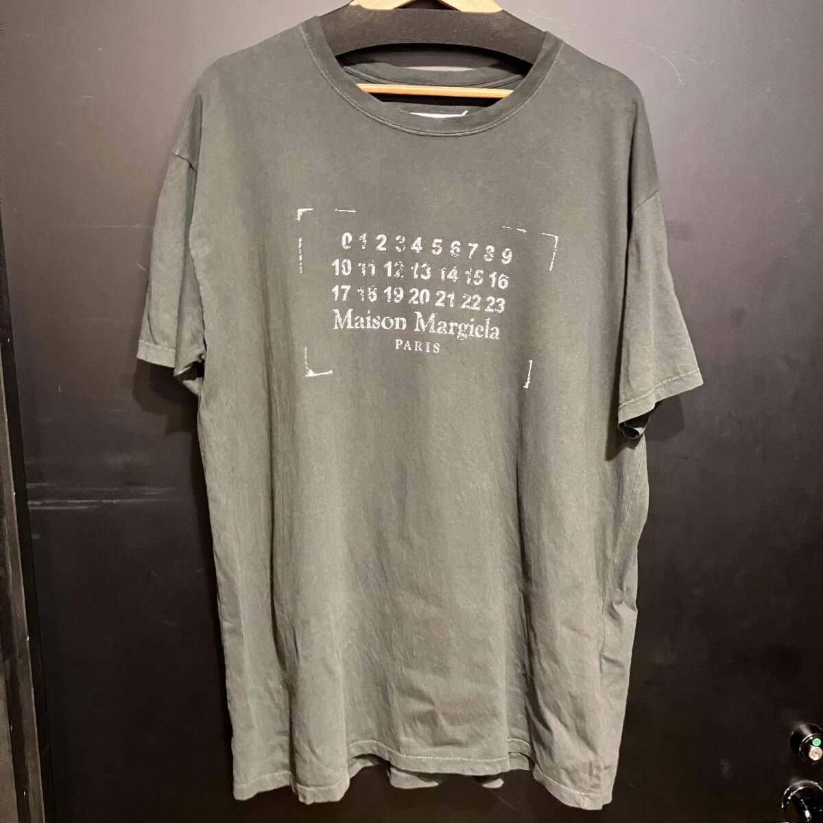 Maison Margiela 半袖Tシャツ　グレー　25ss stamp logo t-shirt メゾンマルジェラ
