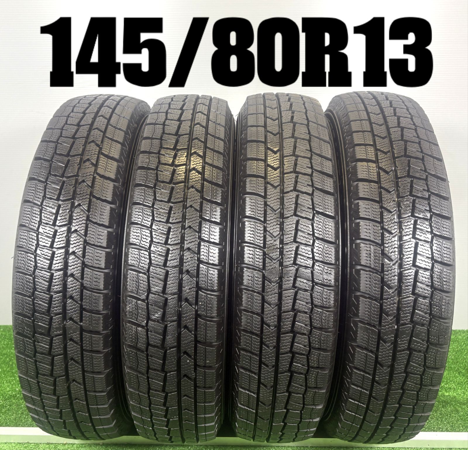 送料無料☆145/80R13 ダンロップ WM02 2022年製 4本 冬 タイヤ 