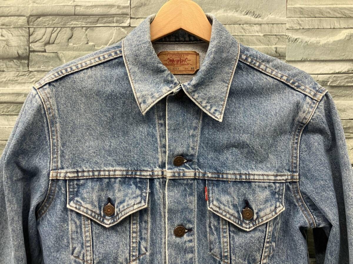 LEVI'S/Gジャン(デニムジャケット)/90s 70505-0217 マカオ製 裏刻印H07