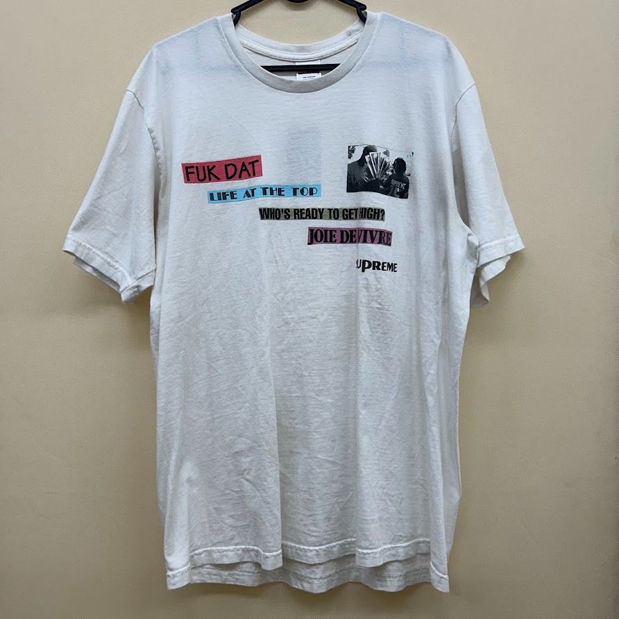 【Supreme】シュプリーム プリントT 22AW Joie De Vivre Tee コットン 白