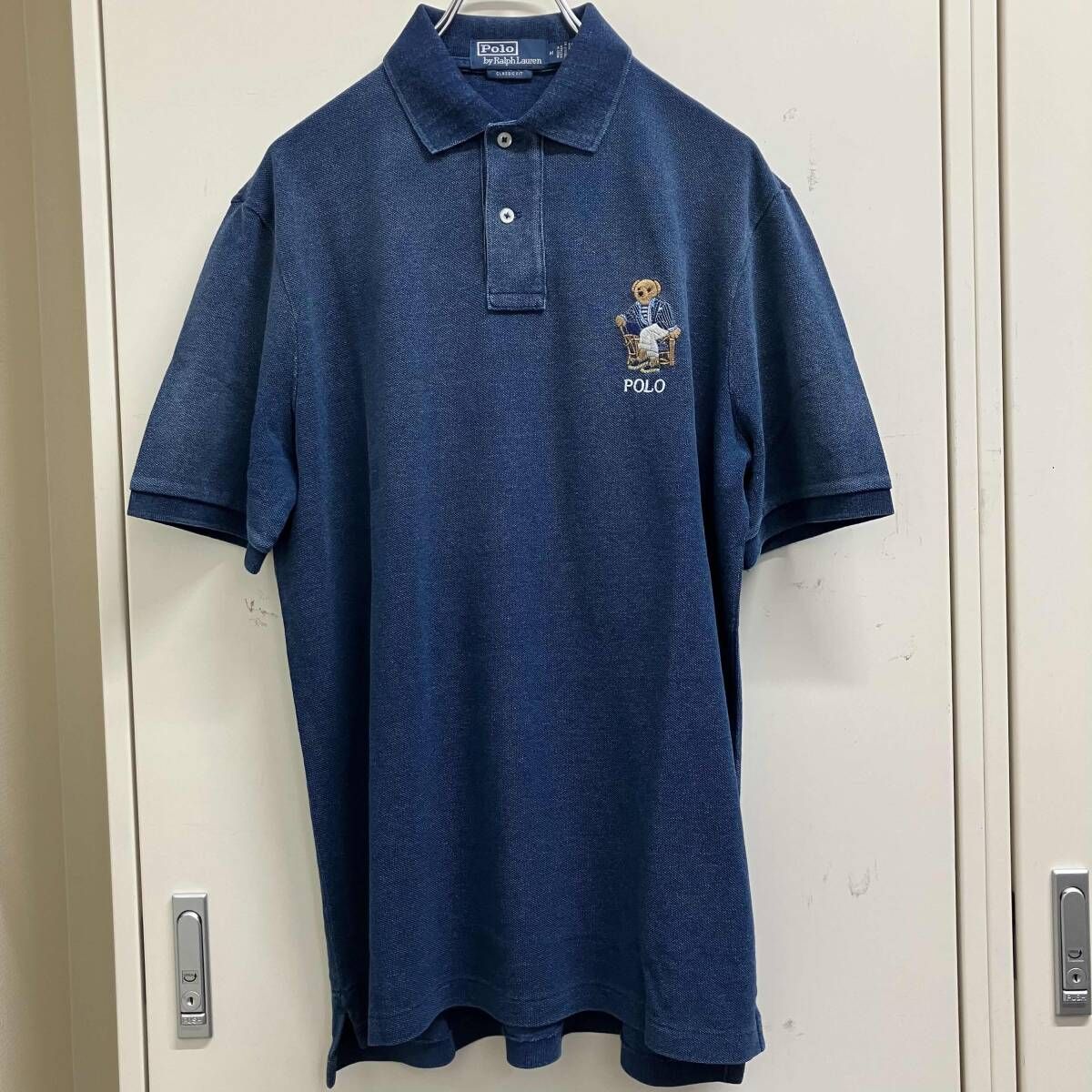 Polo Ralph Lauren short t shirt 半袖クラシック　フィット　サイズM ブルー　ラルフローレン