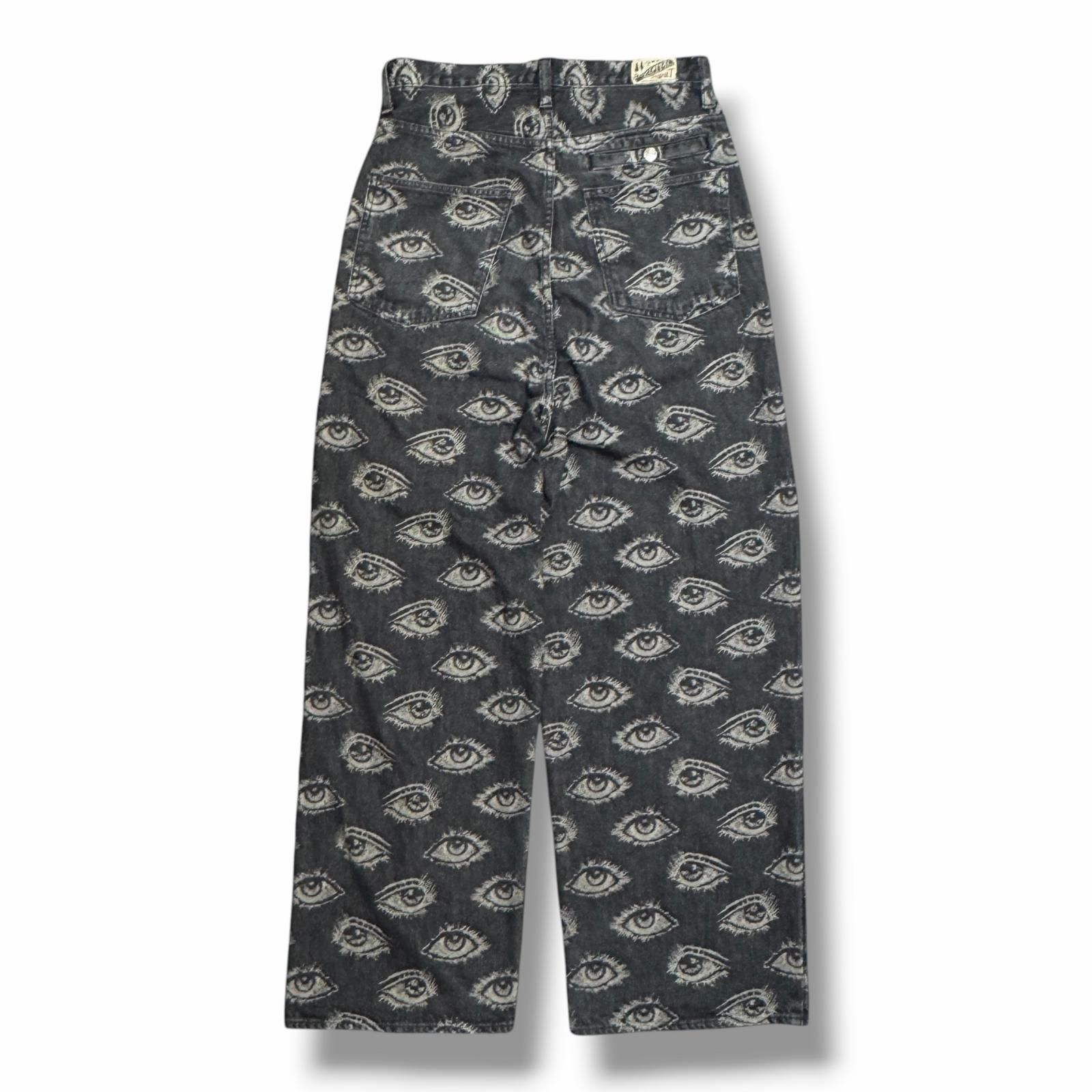 KAPITALキャピタル日本製 廃盤 民族柄パンツ灰色1/S(レディースM)美品 KAPITAL 24SS 12oz SPEAKEASY Denim Port Baggy Pants デニムポート