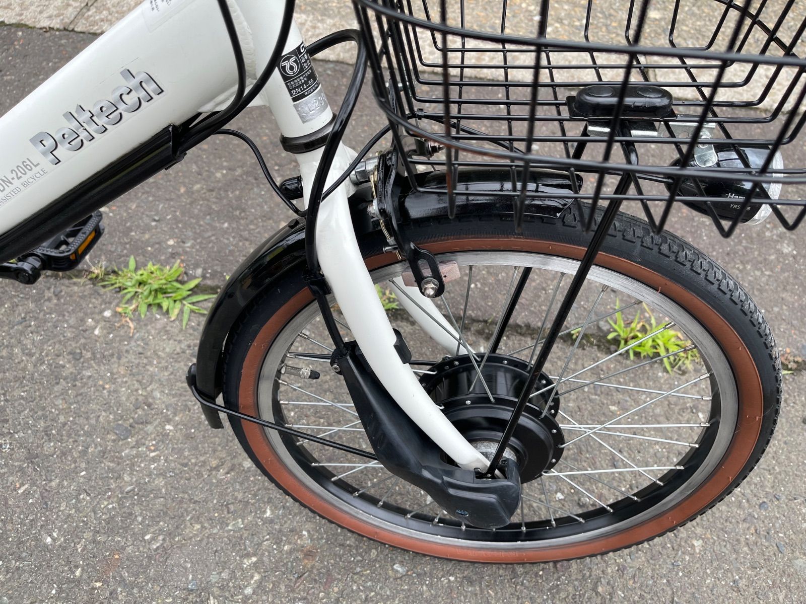 0428【動作確認済】送料無料 Peltech 折り畳み電動アシスト自転車 TDN 