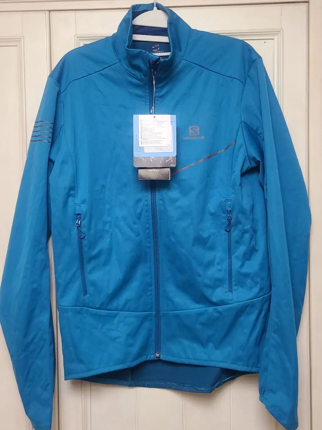 サロモン 正規品 シェル ジャケット 出品(soft shell jacket) M