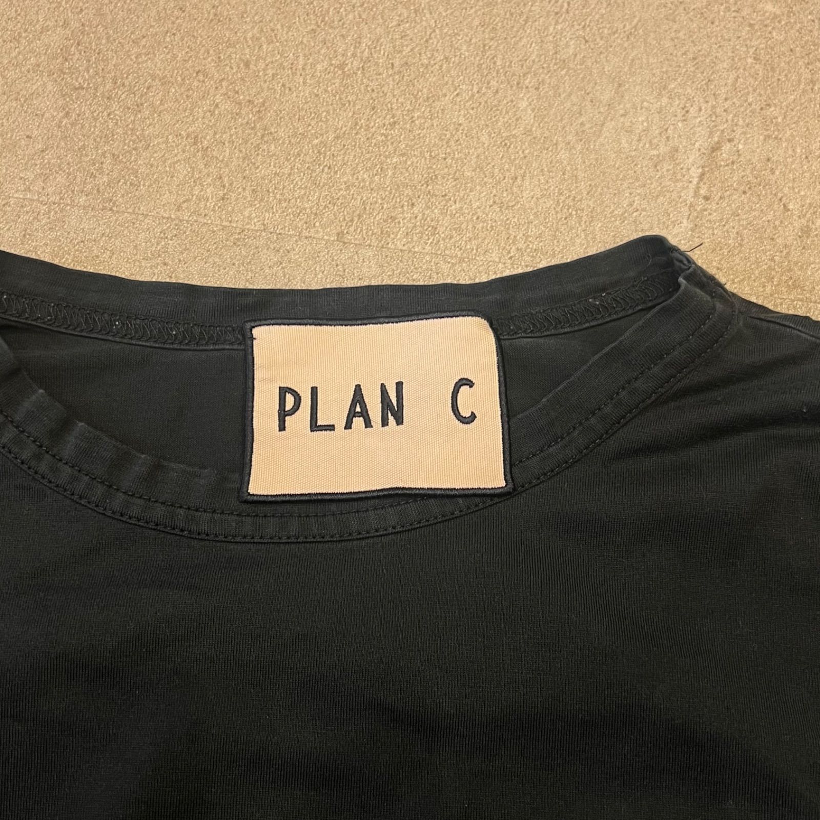 PLAN C プランシー カロリーナ セルフポート プリント Tシャツ PLAN C カロリーナセルフポートレートコットンロングスリーブTシャツ