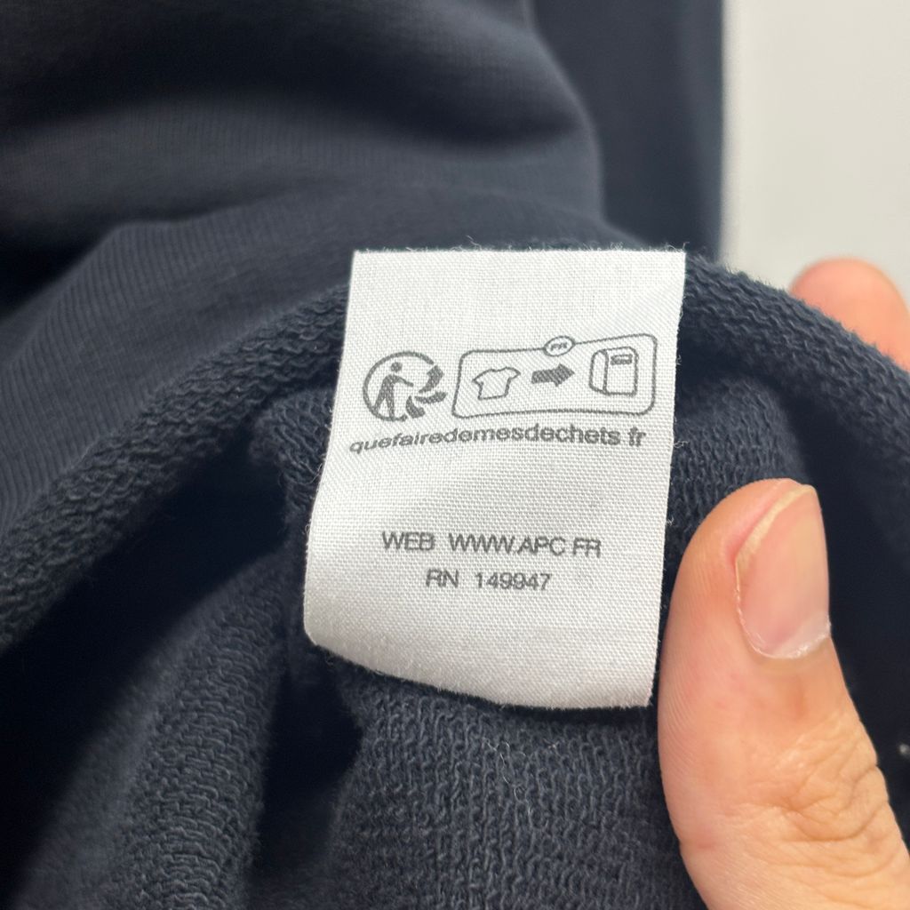 A.P.C. × NATACHA RAMSAY LEVI アーペーセー×ナターシャラムゼイレヴィ Sweat Shirt スウェット 24E2-C0GYL-H27894 ブラック size:S【中目黒B06】｜トレーナー・スウェット