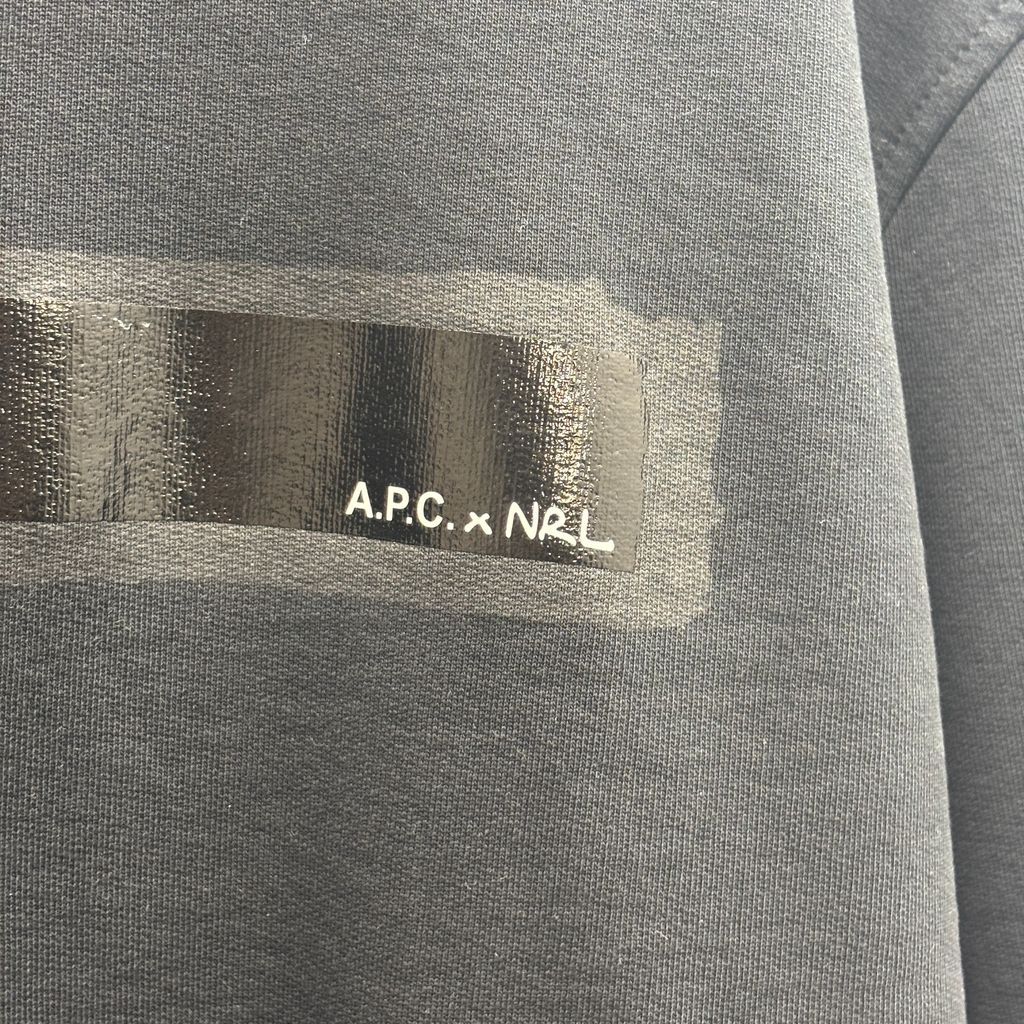 A.P.C. × NATACHA RAMSAY LEVI アーペーセー×ナターシャラムゼイレヴィ Sweat Shirt スウェット 24E2-C0GYL-H27894 ブラック size:S【中目黒B06】｜トレーナー・スウェット
