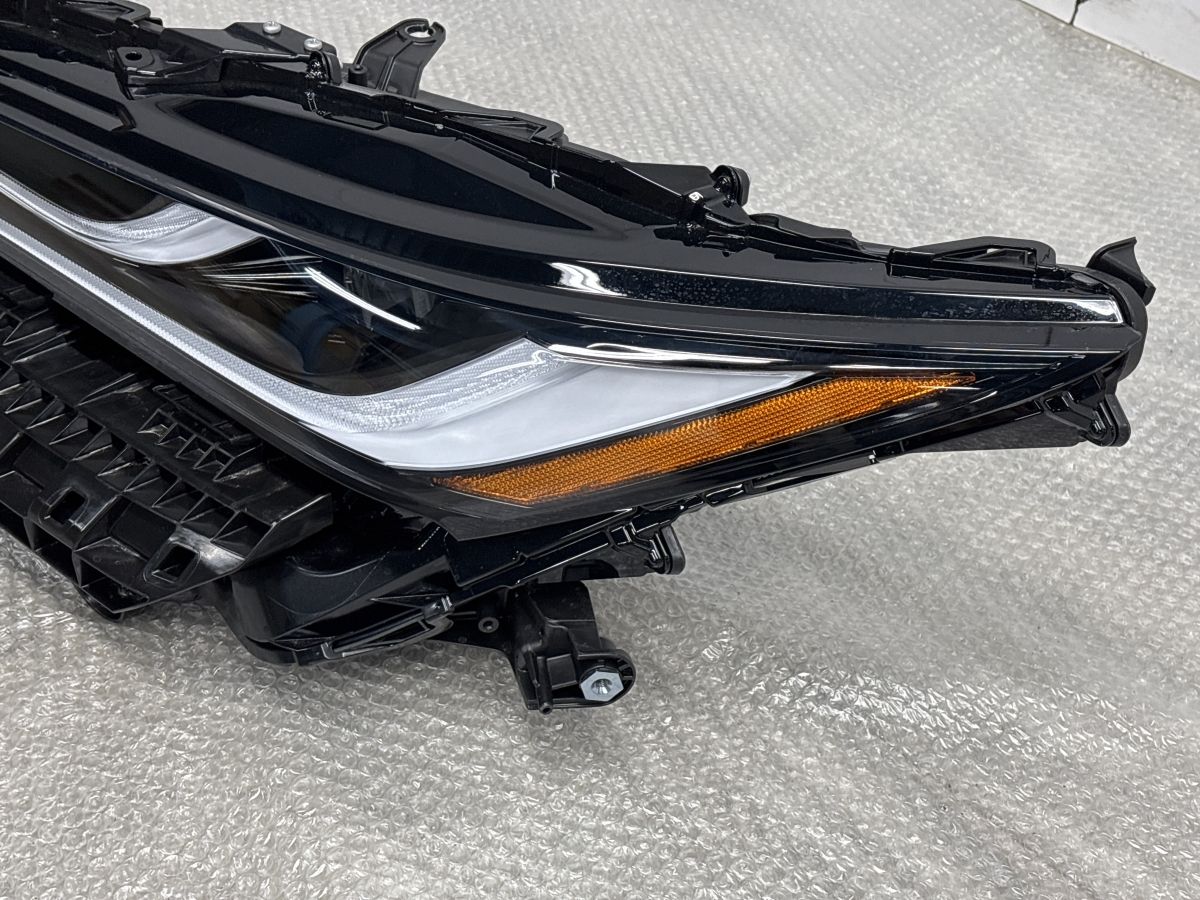 レンズ美品】トヨタ 80 ハリアー 純正 LED ヘッドライト ヘッドランプ
