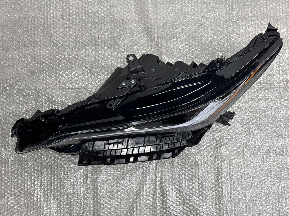 レンズ美品】トヨタ 80 ハリアー 純正 LED ヘッドライト ヘッドランプ