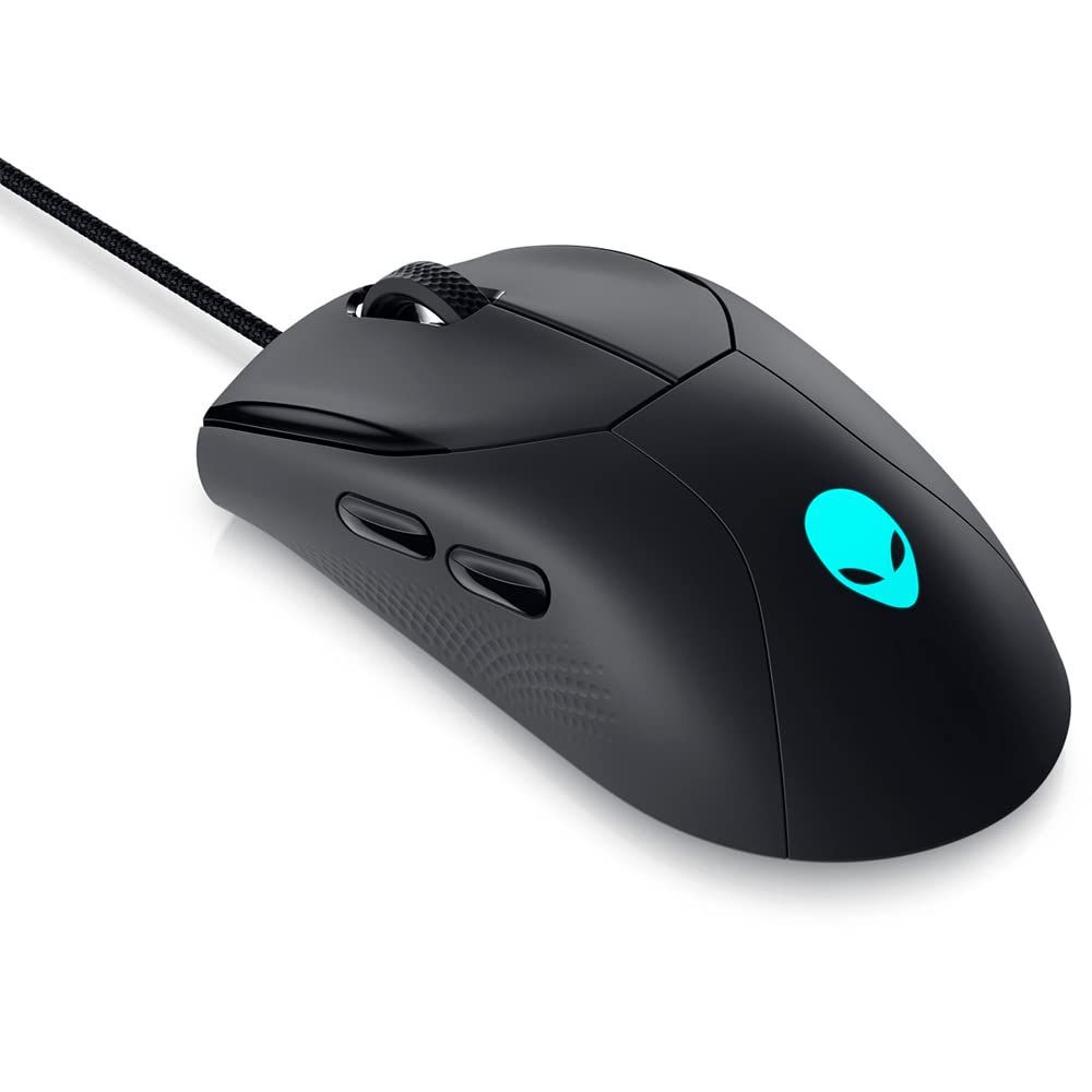 Alienware ゲーミングマウス 有線 USB-A 光学センサー 6つの設定ボタン AW320M ブラック