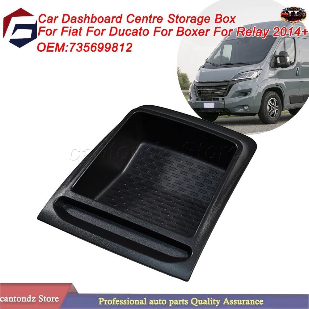 カーセンターダッシュボード収納ボックスホルダートレイオーガナイザー FIAT DUCATO 735699812 BOXER RELAY 2014+
