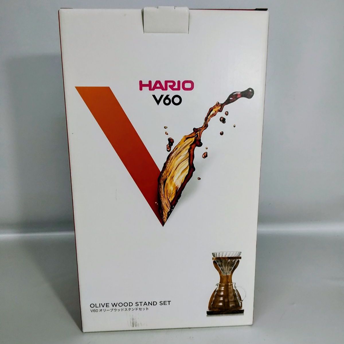 訳あり】HARIO V60 オリーブウッドスタンドセット VSS-1206-OV 1〜4杯