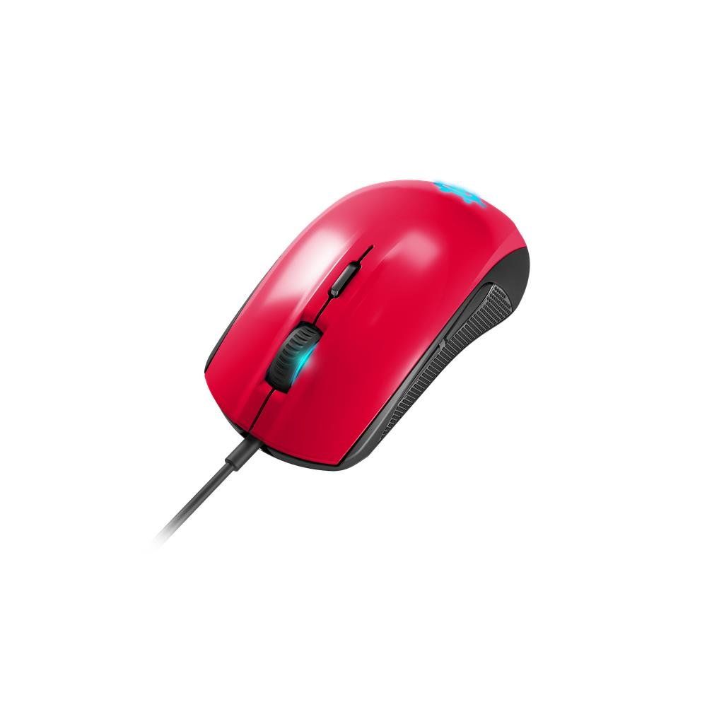 【国内正規品】光学式 ゲーミングマウス SteelSeries Rival 100 Forged Red 62337