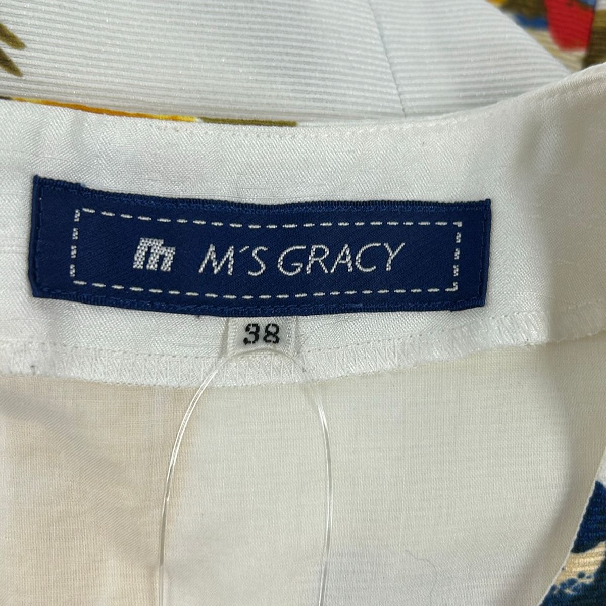 M'S GRACY(エムズグレイシー) ワンピース サイズ38 M レディース - 白