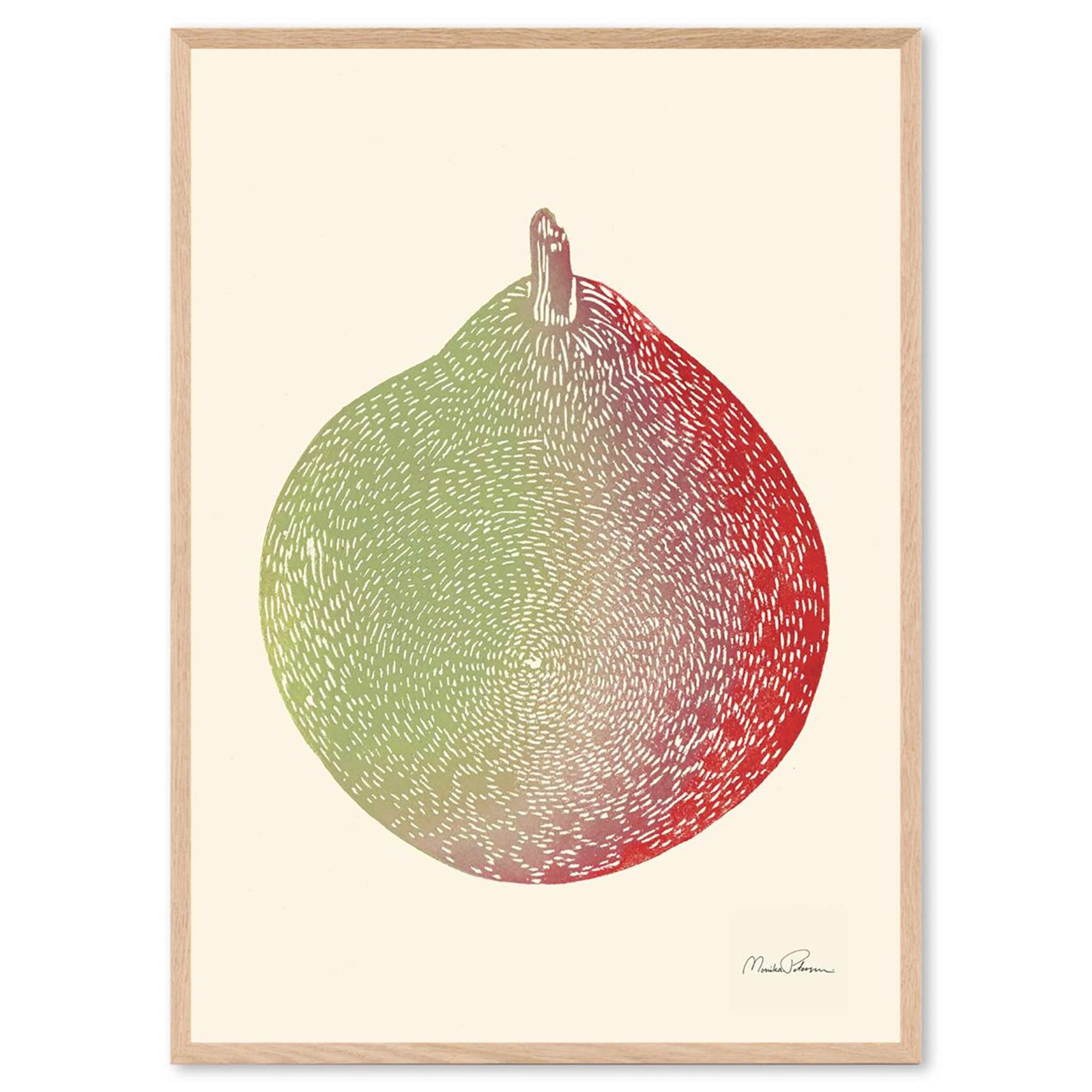 Poster & Frame アートポスター 50×70cm Round Pear 北欧 インテリア おしゃれ 人気/142x10163-50x70