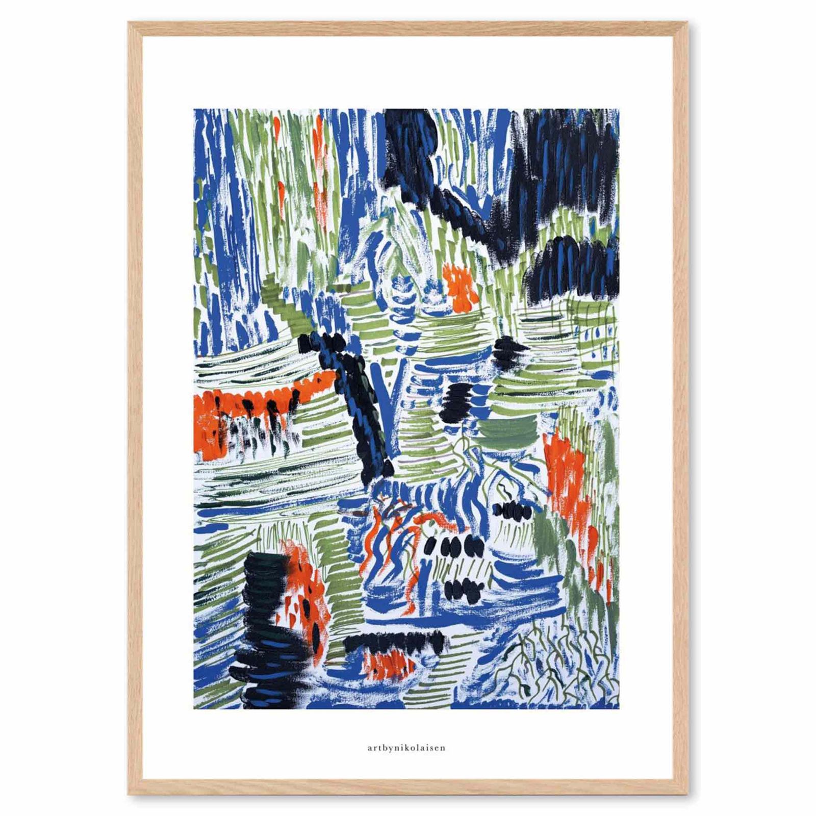 Poster & Frame アートポスター 50×70cm Deep Forest 北欧 インテリア おしゃれ 人気/142x10164-50x70